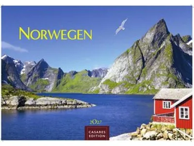 Image de Calendrier Norvège 2027 - Calendrier mural | Calendrier photo Europe du Nord 24 x 35 cm - Avec 12 superbes photos de la Norvège qui immortalisent la beauté de la nature norvégienne