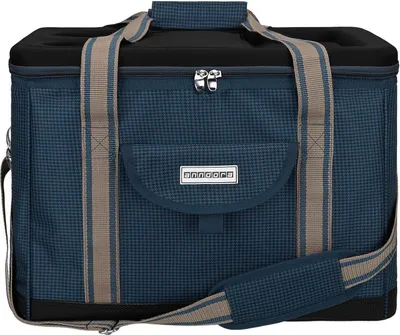 Produktbild von anndora Kühltasche XL 40 Liter - Hahnentritt - blau - Hahnentritt