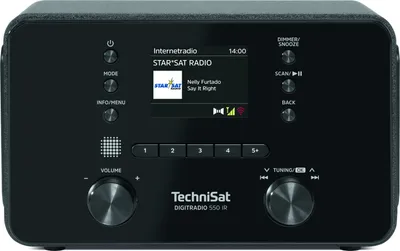 Obrázek produktu pro TechniSat DigitRadio 550 IR, Osobní, Digitální, DAB+, FM, 87,5 - 108 MHz, 174 - 240 MHz, PLL