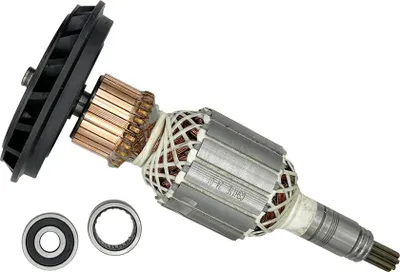 Immagine prodotto di Rotore con cuscinetti per motore Bosch, modelli GBH11DE e GSH11E (1614011072)