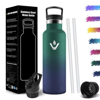 Productafbeelding van Mulbijeo drinkfles van roestvrij staal, 750 ml, BPA-vrij