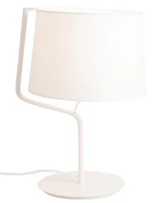 Immagine prodotto di Lampada da tavolo con paralume CHICAGO bianco 1xE27x20W in tessuto, dimensioni: 46x32x30 cm, IP20, Maxlight