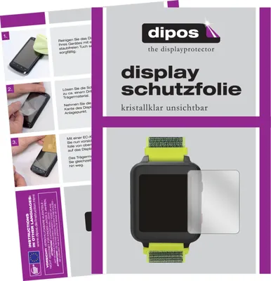Produktbild von 2x Schutzfolie für Anio 5 Smartwatch klar Displayschutzfolie Folie Display Schutz dipos