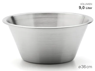 Obrázok produktu pre Kuchynská misa Karl Weis Gastro+ Ø 36 cm, nerezová oceľ