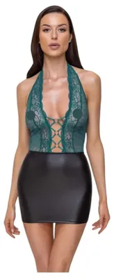 Productafbeelding van Jurk - Zwart en turquoise