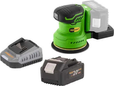 Produktbild von Procraft PX20BLbb Akku Exzenterschleifer 20 V 125 mm Brushless + 1x Akku 4,0 Ah + Ladegerät