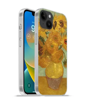 Produktbild von MuchoWow® Handyhülle Schutzhülle Hülle für Apple iPhone 14 Plus - Soft case Sonnenblumen - Vincent van Gogh Silikon Softcase Handy Hülle - Abbildung