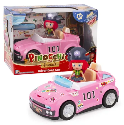 Productafbeelding van Pinocchio en Vrienden PNH04200 Avonturenauto met actiefiguurtje. Auto-avontuur