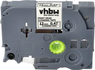 Produktbild von vhbw Druckkopf Reinigungskassette kompatibel mit Brother PT P300BT, P750TDI, P700, H75S, P750, P750W, P900, P900NW Beschriftungsgerät - 2,5mx 12mm