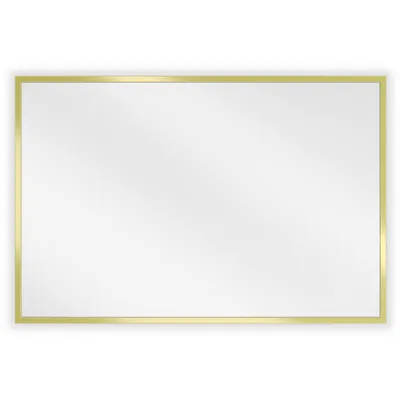 Zdjęcie produktu dla Mexen Loft lustro łazienkowe prostokątne 60 x 40 cm, rama złota - 9852-060-040-000-50