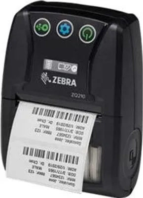Produktbild von Zebra ZQ210, Thermodirekt, 203 x 203 DPI, 60 mm/sek, Kabelgebunden, Schwarz
