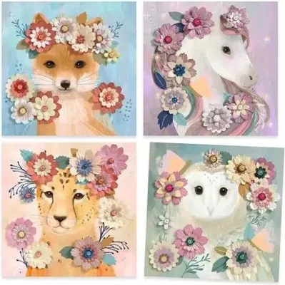 Produktbild von Djeco Papierkunst: Blumenkrone