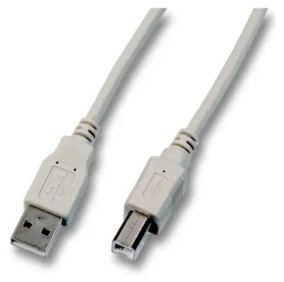 Obrázok produktu pre EFB Elektronik 1.8m, USB A - USB B, M/M, 1,8 m, USB A, USB B, USB 2.0, Samec/samec, Šedá