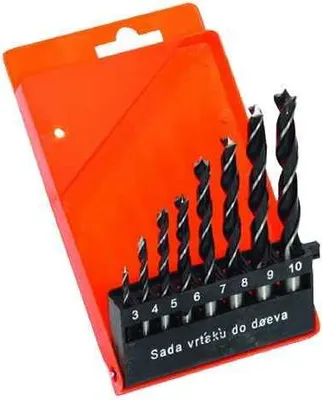 Obrázek produktu pro vrták do dřeva sada  3,0-10,0mm 8díl.
