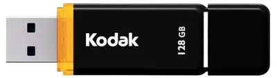 Obrázek produktu pro Kodak Classic K103, 128 GB, USB Typ-A, 3.2 Gen 1 (3.1 Gen 1), 20 MB/s, Čepice, Černá, Žlutá