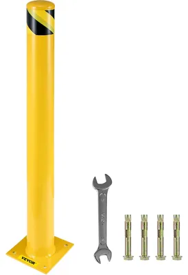 Sicherheitspoller 122 cm, gelb, Ø 11,4 cm, Stahl