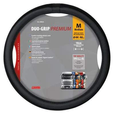 Zdjęcie produktu dla Pokrowiec na kierownicę Lampa Duo-Grip, wykonany ze Skeentexu - M - Ø 44/46 cm