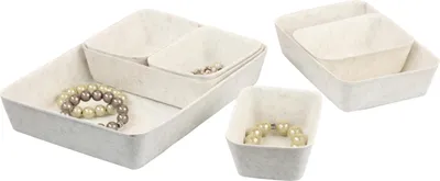 Produktbild von KESPER Schubladen-Organisationsset, Kunststoff-Filz weiß