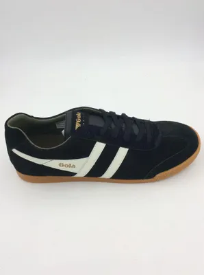 Produktbild von Gola Harrier Suede black sportlicher Schnürer Schwarz in Gr. 41