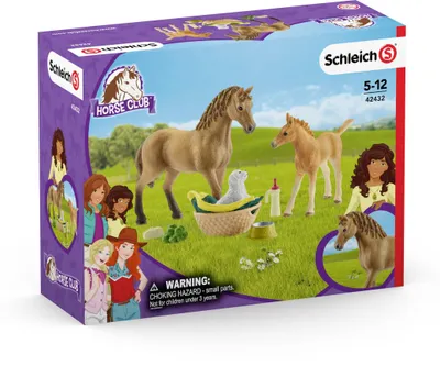 Produktbild von schleich HORSE CLUB Sarahs Tierbaby-Pflege, Horses, 5 Jahr(e), Mehrfarbig, Kunststoff