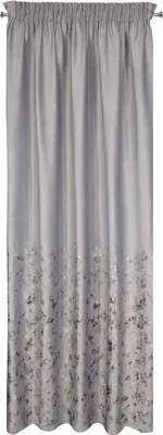 Zdjęcie produktu dla Zasłona MARIELA szary 140X270 cm welwet na taśmie marszczącej