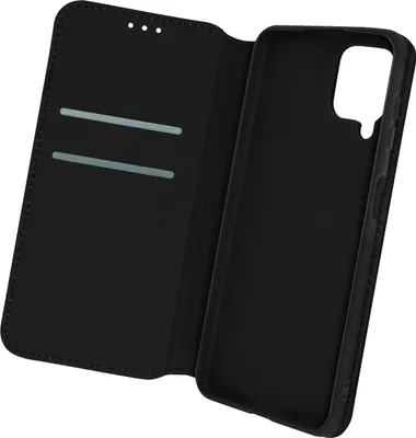 Produktbild von Avizar, Kunstleder Cover Classic Edition, Klappetui für Samsung A22, Schwarz