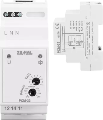 Produktbild von ZAMEL Nullspannungs- und Stromschaltzeitrelais PCM-33