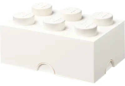 Obrázok produktu pre LEGO 40000804 Úložná kocka LEGO STORAGE BRICK 6, 8,47 l, biela