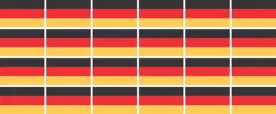 Produktbild von Mini Aufkleber Set - Pack glatt - 33x20mm - selbstklebender Sticker - Fahne - Germany - Deutschland - Flagge / Banner / Standarte fürs Auto, Büro, zu Hause und die Schule - 24 Stück