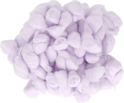 Produktbild von Hamster-Baumwollball für den Winter, warm, weich, Kleintierbettwäsche für syrische Chinchillas, Lila