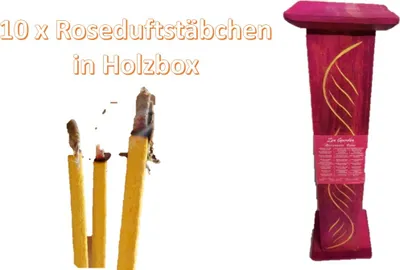 Produktbild von Holz-Räucherstäbchenbox Räucherturm Räuchersäule
