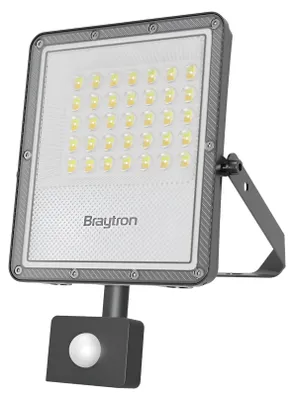 Produktbild von Braytron LED Flutlichtstrahler mit Bewegungsmelder 30 W Warmweiß Neutralweiß Kaltweiß IP65