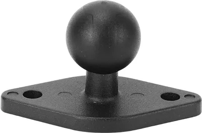 Produktbild von 1 -Zoll -Kugelhalterung Basis -Aluminiumlegierungsplatte mit Amperenloch universell für B -Größe Doppel -Steckdosenarm