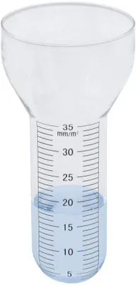 Imagen del producto de Recambio de vidrio para pluviómetro: cilindro XL con escala, 17 x 8 cm