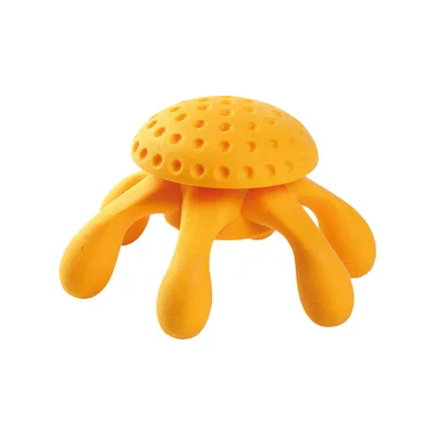 Obrázok produktu pre Hračka pre psov Kiwi Play Octopus Maxi oranžová 17 x 7 cm