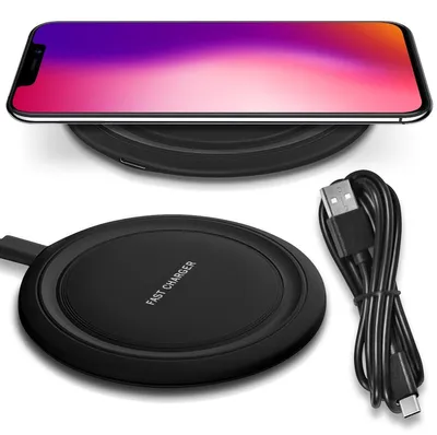 Produktbild von Qi Ladegerät Wireless Charger für Gigaset GX6 GX4 / Pro Kabellos Ladestation 15W