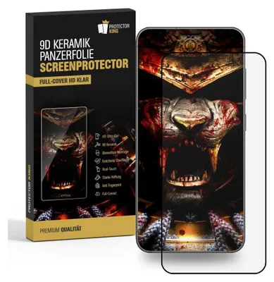 Produktbild von 1x 9D Keramik für Samsung Galaxy A70 FULL-COVER Panzerfolie Displayschutz Panzerschutz Schutzfolie Displayfolie Folie ANTI-SHOK ANTI-BRUCH-ANTI-STOß