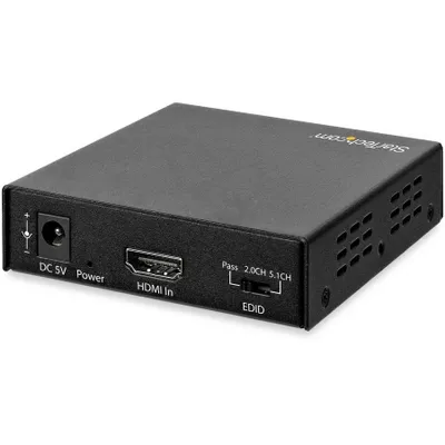 Produktbild von StarTech.com HD202A 4K HDMI Audio Extractor 60Hz HDR Toslink 5.1