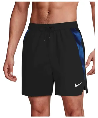 Image de Maillot de bain Nike Bañador Nike Swim Contend Graphic 5Inch Volley azul pour Homme