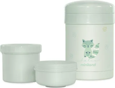 Immagine prodotto di Thermos per alimenti con 2 contenitori ermetici 700 ml Dolce - Menta