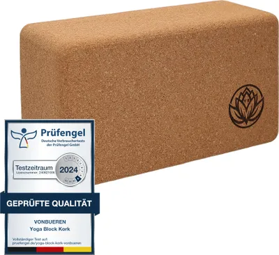 Produktbild von VonBueren Yoga Block | Yogablöcke aus Kork