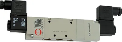 Immagine prodotto di Valvola Riegler a 5/3 vie, elettropneumatica, con sfiato centrale, G 1/4, 230 V, 50 Hz