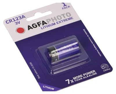 Immagine prodotto di AGFAPHOTO 120-802633 Batterie Lithium, CR123A, 3V