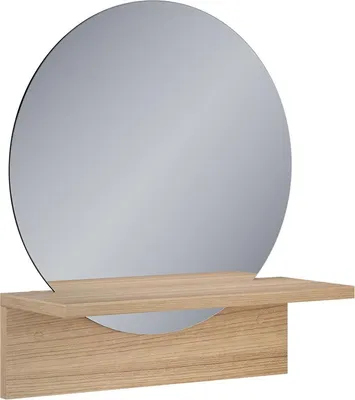 Produktbild von Badezimmerspiegel Vicco Elyra Goldkraft Eiche 40 x 47.5 cm mit Ablage, Model 58385