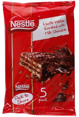 Produktbild von Nestlé Milk Chocolate Wafer 5x19g