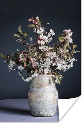 Produktbild von MuchoWow® Poster Blumenstrauß - Stilleben - Vase 20x30 cm - Papierdruck