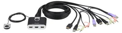 Produktbild von ATEN CS692 KVM Switch, USB, HDMI, Audio, 2 Ports