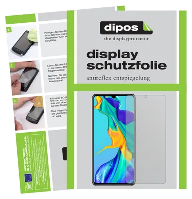Produktbild von 2+2x Schutzfolie für Huawei P30 matt Displayschutzfolie Folie Display Schutz