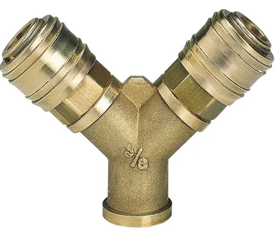 Produktbild von Einhell Kompressoren-Zubehör Verteiler, 2 Schnellk, R3/8"IG