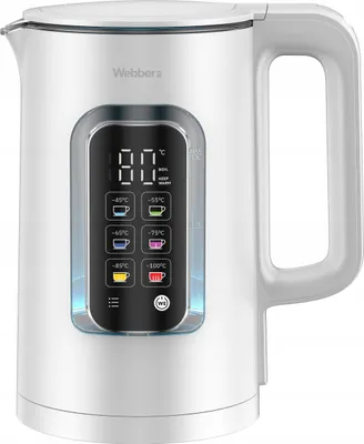 Obrázek produktu pro Elektrická varná konvice Webber ELIYA WK110, 1,5 l, regulace teploty, funkce Keep Warm, LED